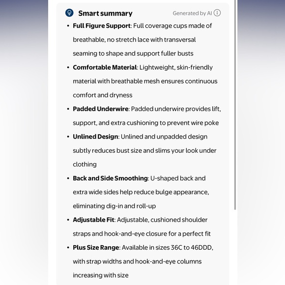 HSIA Enchante Lace enchant Blue Unlined Underwire Bra Sz.42DDD bnwt - Picture 10 of 11